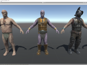 crypt fiend - modular character 3Dモデル