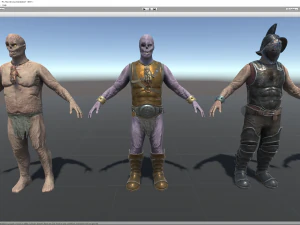 crypt fiend - modular character 3D Model