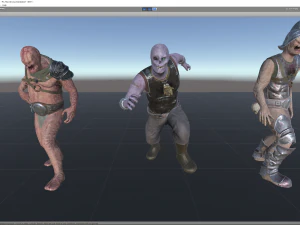 crypt fiend - modular character 3D Model