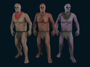 crypt fiend - modular character 3Dモデル