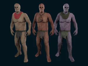 crypt fiend - modular character 3D Model
