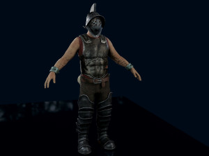 crypt fiend - modular character 3Dモデル