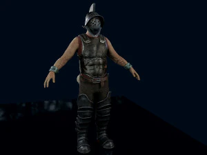 crypt fiend - modular character 3D Model