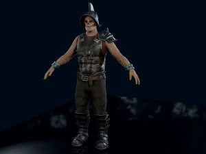 crypt fiend - modular character 3D Model