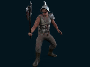 crypt fiend - modular character 3Dモデル