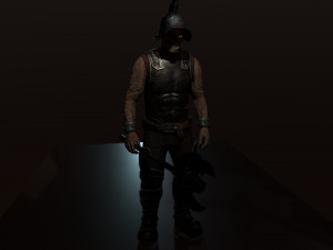 crypt fiend - modular character 3Dモデル