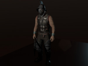 crypt fiend - modular character 3Dモデル