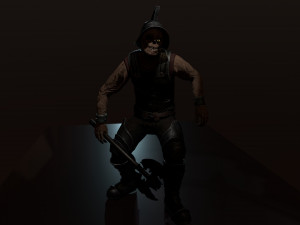 crypt fiend - modular character 3Dモデル