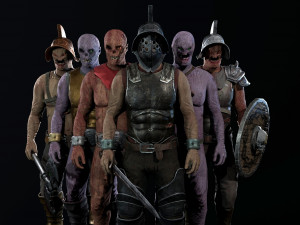 crypt fiend - modular character 3Dモデル