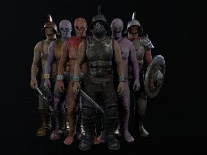 crypt fiend - modular character 3Dモデル