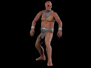 Criatura possu&iacute;da Modelo 3D