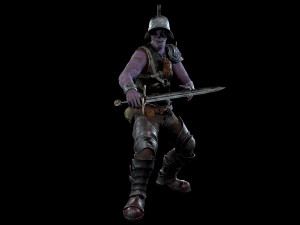 damned swordsman Modelo 3D
