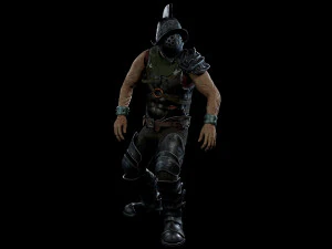 damned swordsman 3D Model