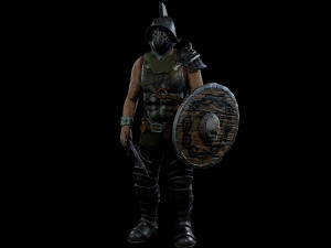 damned swordsman Modelo 3D