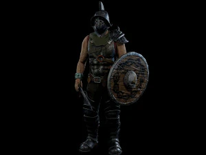 damned swordsman 3D Model