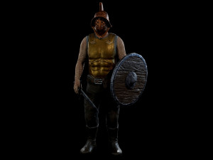 damned swordsman Modelo 3D