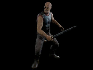 damned swordsman 3D Model