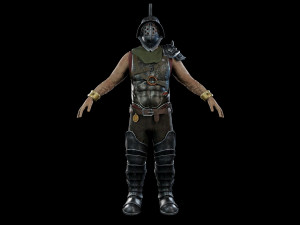 damned swordsman Modelo 3D