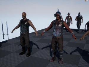 damned swordsman 3D Model