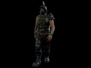 damned swordsman 3D Model