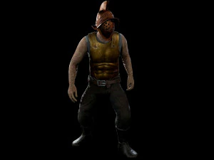 damned swordsman 3D Model