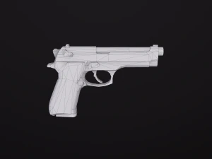 beretta m9 3D Model