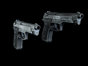 beretta m9 Modelo 3D