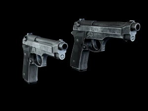 beretta m9 3D Model