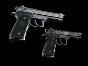 beretta m9 3D Model
