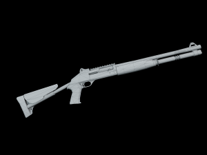 benelli m4 3D 모델