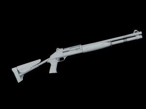 benelli m4 3D Model