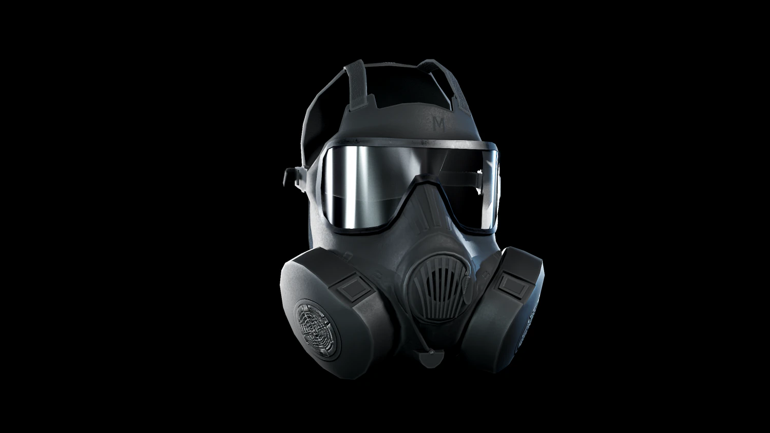 m50 gasmask 3D Model .c4d .max .obj .3ds .fbx .stl .blend 