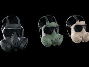 m50 gasmask 3D Model
