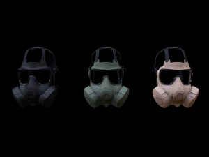 m50 gasmask 3D Model