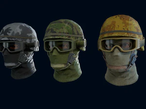 military head 3D Model