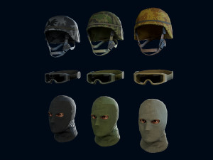 military head 3D 模型