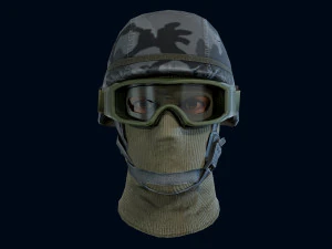 military head 3D Model