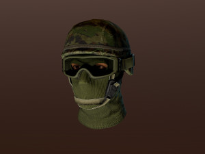 military head 3D 模型