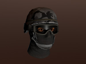 military head 3D 模型