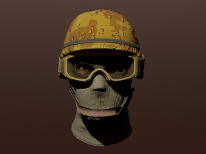military head 3D 模型