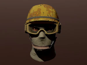 military head 3D Model