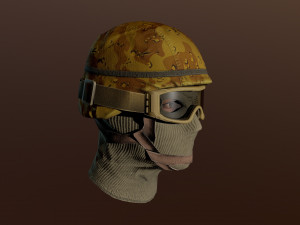 military head 3D 模型