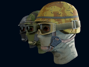 military head 3D 模型