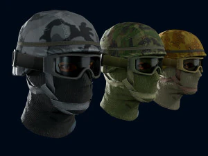 military head 3D Model