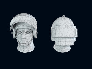 heavy helmet 3Dモデル