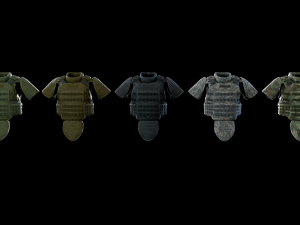 heavy armor vest Modèle 3D