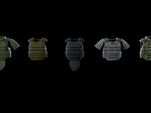 heavy armor vest Modèle 3D