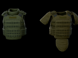 heavy armor vest Modèle 3D
