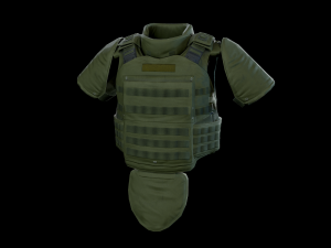 heavy armor vest Modèle 3D