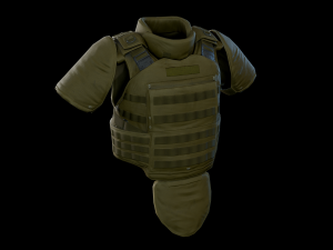 heavy armor vest Modèle 3D